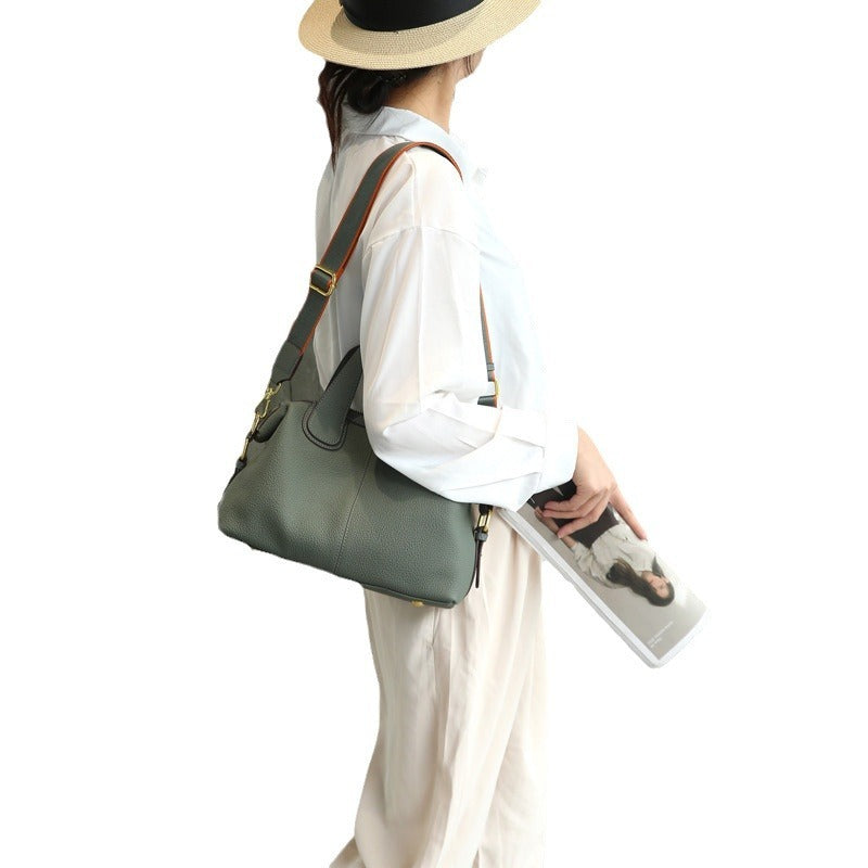 Echtleder-Handtasche – Elegante Crossbody Edition